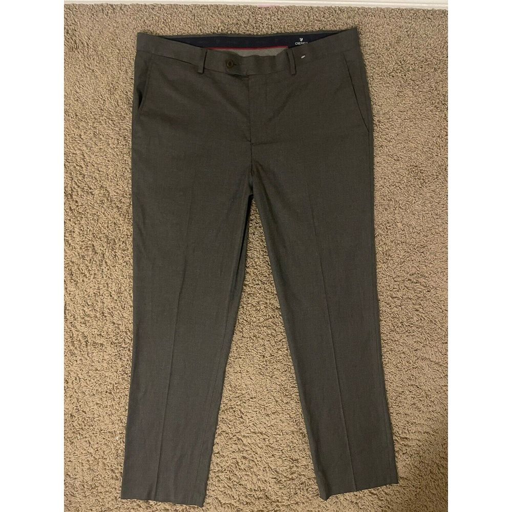 Daniel Cremieux Pants Mens 36 x 32‎ Gray Straight Leg Signature Collection